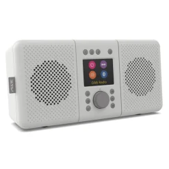 Pure - Elan Connect+ - Stone Grey - Stereo Internet Radio with DAB+ and Bluetooth - High Quality Digital Radio - Avvenice^ Audio