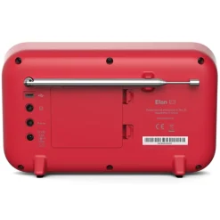 Pure - Elan E3 - Red - Portable DAB/DAB+ and FM Radio with Colour Display - High Quality Digital Radio - Avvenice^ Audio