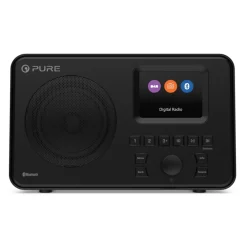Pure - Elan One - Black - Portable DAB+ Radio with Bluetooth - High Quality Digital Radio - Avvenice^ Audio