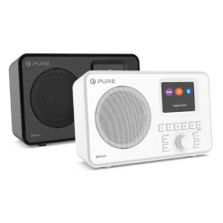 Pure - Elan One - Black - Portable DAB+ Radio with Bluetooth - High Quality Digital Radio - Avvenice^ Audio