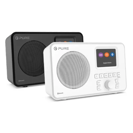 Pure - Elan One - Black - Portable DAB+ Radio with Bluetooth - High Quality Digital Radio - Avvenice^ Audio