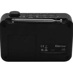 Pure - Elan One² - Charcoal - Portable DAB+ Radio with Bluetooth - High Quality Digital Radio - Avvenice^ Audio
