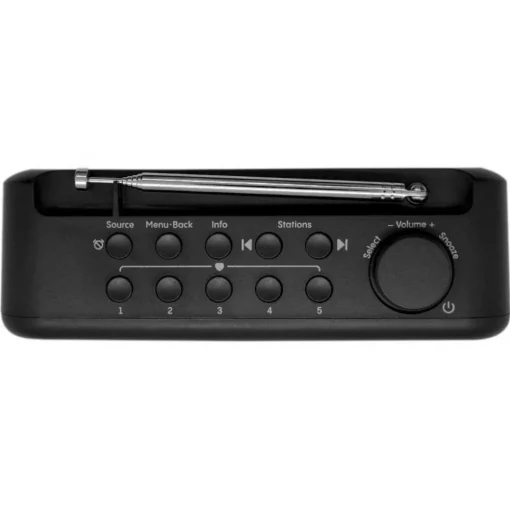 Pure - Elan One² - Charcoal - Portable DAB+ Radio with Bluetooth - High Quality Digital Radio - Avvenice^ Audio