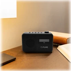 Pure - Elan One² - Charcoal - Portable DAB+ Radio with Bluetooth - High Quality Digital Radio - Avvenice^ Audio