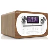 Pure - Evoke C-D4 - Walnut - Compact All-in-One Music System with Bluetooth - High Quality Digital Radio - Avvenice^ Audio