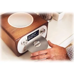 Pure - Evoke C-D4 - Walnut - Compact All-in-One Music System with Bluetooth - High Quality Digital Radio - Avvenice^ Audio