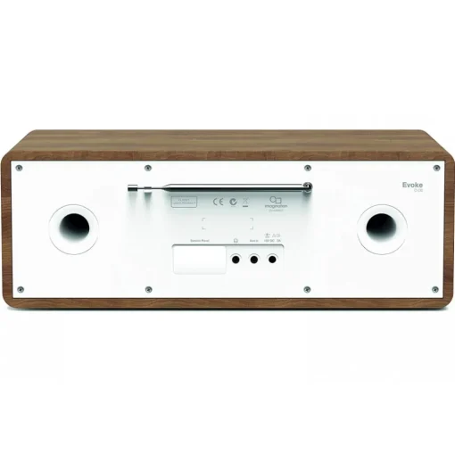 Pure - Evoke C-D6 - Walnut - Stereo All-in-One Music System with Bluetooth - High Quality Digital Radio - Avvenice^ Audio