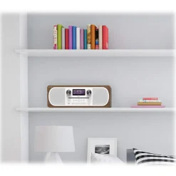 Pure - Evoke C-D6 - Walnut - Stereo All-in-One Music System with Bluetooth - High Quality Digital Radio - Avvenice^ Audio