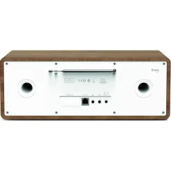Pure - Evoke C-F6 - Walnut - Stereo All-in-One Music System with Bluetooth - High Quality Digital Radio - Avvenice^ Audio