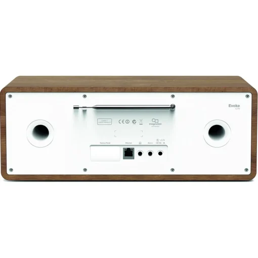 Pure - Evoke C-F6 - Walnut - Stereo All-in-One Music System with Bluetooth - High Quality Digital Radio - Avvenice^ Audio