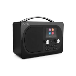 Pure - Evoke H4 - Prestige Edition - Black - Portable DAB/DAB+ and FM Radio with Bluetooth - High Quality Digital Radio - Avvenice^ Audio