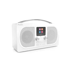 Pure - Evoke H6 - Prestige Edition - White - Portable DAB/DAB+ and FM Radio with Bluetooth - High Quality Digital Radio - Avvenice^ Audio