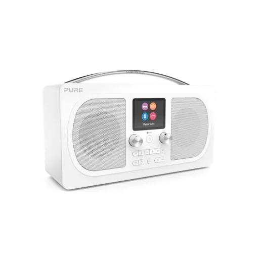 Pure - Evoke H6 - Prestige Edition - White - Portable DAB/DAB+ and FM Radio with Bluetooth - High Quality Digital Radio - Avvenice^ Audio