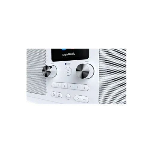 Pure - Evoke H6 - Prestige Edition - White - Portable DAB/DAB+ and FM Radio with Bluetooth - High Quality Digital Radio - Avvenice^ Audio