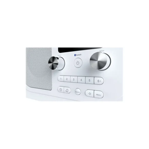 Pure - Evoke H4 - Prestige Edition - White - Portable DAB/DAB+ and FM Radio with Bluetooth - High Quality Digital Radio - Avvenice