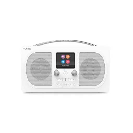 Pure - Evoke H6 - Prestige Edition - White - Portable DAB/DAB+ and FM Radio with Bluetooth - High Quality Digital Radio - Avvenice^ Audio