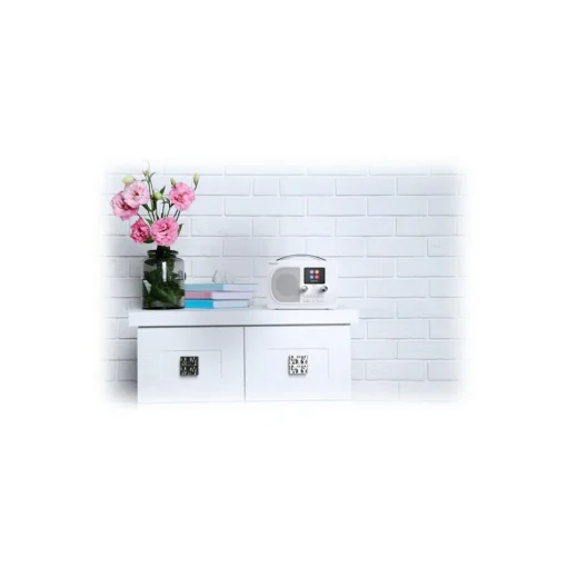 Pure - Evoke H4 - Prestige Edition - White - Portable DAB/DAB+ and FM Radio with Bluetooth - High Quality Digital Radio - Avvenice