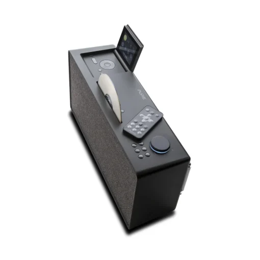 Pure - Evoke Home - Coffee Black - All-in-One Music System - High Quality Digital Radio - Avvenice^ Audio