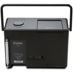 Pure - Evoke Play - Coffee Black Cherry Wood Grill - Wood Edition Portable DAB+ Radio Bluetooth - High Quality Digital Radio - Avvenice