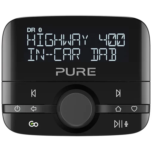 Pure - Highway 400 - In-Car Audio Adapter with DAB and Bluetooth Music - High Quality Digital Radio - Avvenice^ Audio