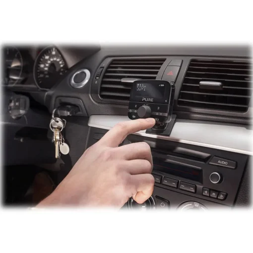 Pure - Highway 400 - In-Car Audio Adapter with DAB and Bluetooth Music - High Quality Digital Radio - Avvenice^ Audio