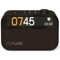 Pure - Moment Charge - The Ambient Sleep Companion with Wireless Charging - Coffee Black - High Quality Digital Radio - Avvenice^ Audio