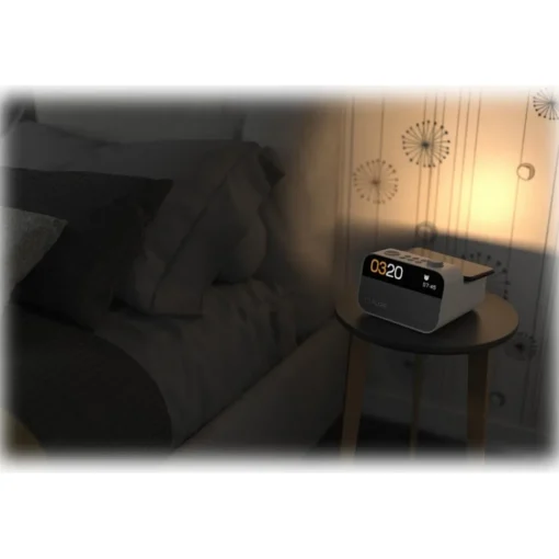 Pure - Moment Charge - The Ambient Sleep Companion with Wireless Charging - Cotton White - High Quality Digital Radio - Avvenice