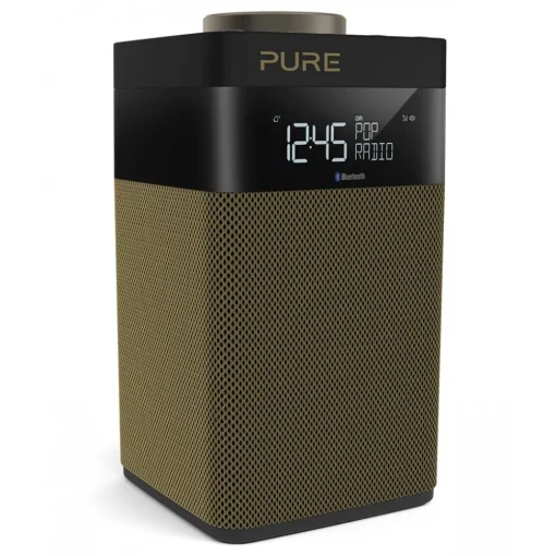 Pure - Pop Midi S - Gold - Compact and Portable DAB/DAB+/FM Radio with Bluetooth - High Quality Digital Radio - Avvenice^ Audio