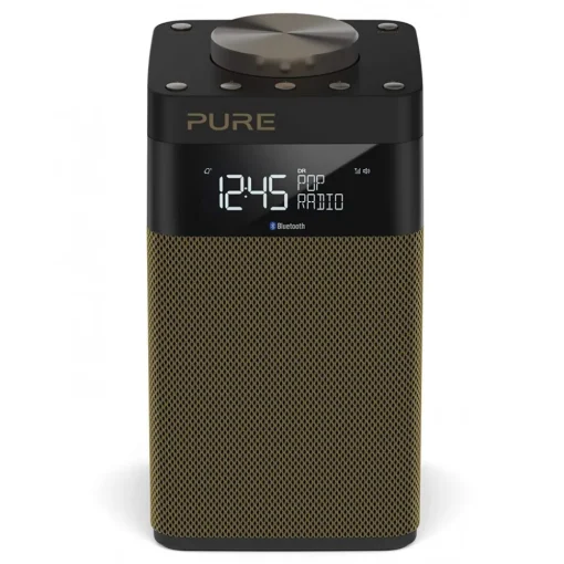Pure - Pop Midi S - Gold - Compact and Portable DAB/DAB+/FM Radio with Bluetooth - High Quality Digital Radio - Avvenice^ Audio