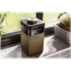 Pure - Pop Midi S - Gold - Compact and Portable DAB/DAB+/FM Radio with Bluetooth - High Quality Digital Radio - Avvenice^ Audio