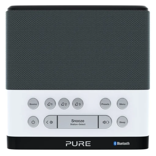 Pure - Siesta Rise S - Mint - Bedside DAB+/FM Alarm Clock Radio with Bluetooth - High Quality Digital Radio - Avvenice^ Audio