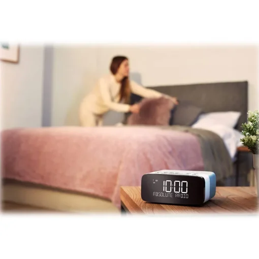 Pure - Siesta Rise S - Mint - Bedside DAB+/FM Alarm Clock Radio with Bluetooth - High Quality Digital Radio - Avvenice^ Audio