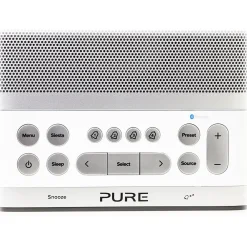 Pure - Siesta S6 - Polar - Premium DAB+/FM Alarm Clock Radio with Bluetooth and CrystalVue+ - High Quality Digital Radio - Avvenice^ Audio