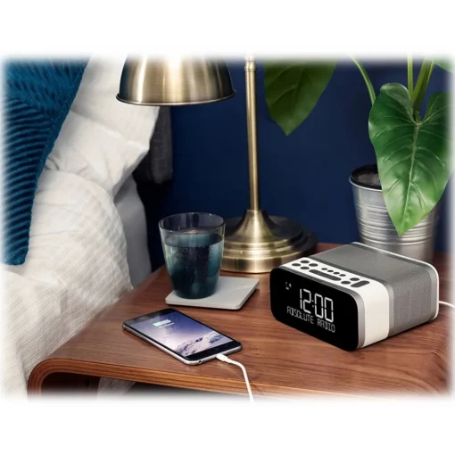 Pure - Siesta S6 - Polar - Premium DAB+/FM Alarm Clock Radio with Bluetooth and CrystalVue+ - High Quality Digital Radio - Avvenice^ Audio