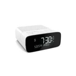 Pure - Siesta S2 - White - Digital and FM Alarm Clock Radio with CrystalVue Display - High Quality Digital Radio - Avvenice^ Audio