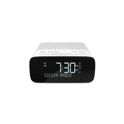 Pure - Siesta S2 - White - Digital and FM Alarm Clock Radio with CrystalVue Display - High Quality Digital Radio - Avvenice^ Audio