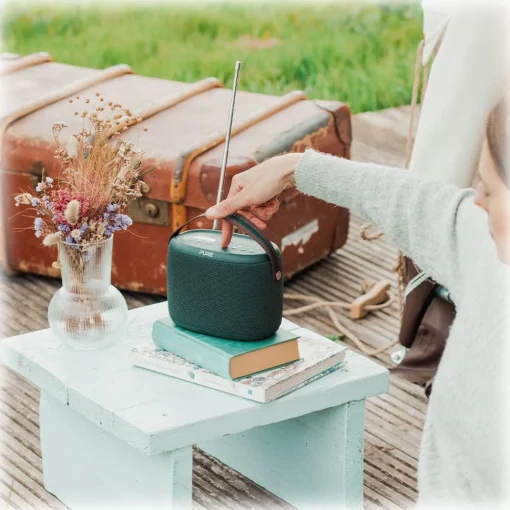 Pure - Woodland Explorer Pack - Miami Blue - Mobile Speaker - High Quality Digital Radio - Avvenice^ Audio
