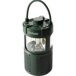 Pure - Woodland Glow - Waterproof Outdoor Speaker with Led Lamp - High Quality Digital Radio - Avvenice^ Audio
