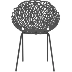 Qeeboo - Bacana Chair Indoor/Outdoor Set of 2 Pieces - Black - Chair by Estudio Campana - Furnishing - Home - Avvenice