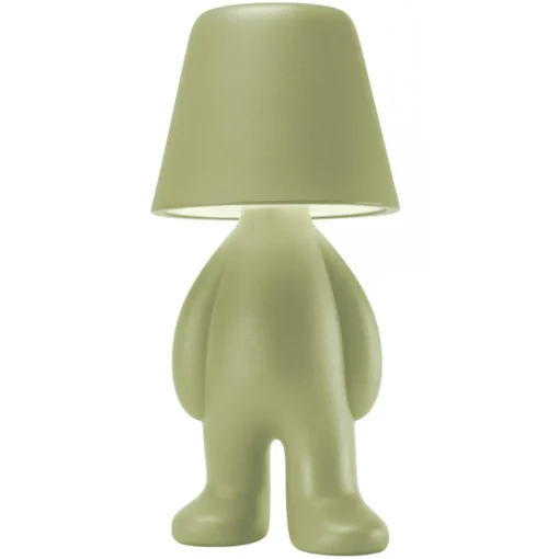 Qeeboo - Bigger Brother Lamp - Green Khaki - Lamp by Stefano Giovannoni - Lighting - Home - Avvenice