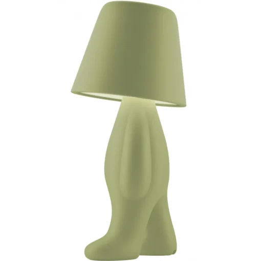 Qeeboo - Bigger Brother Lamp - Green Khaki - Lamp by Stefano Giovannoni - Lighting - Home - Avvenice
