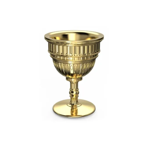 Qeeboo - Capitol Planter and Champagne Cooler Metal Finish - Gold - Planter by Studio Job - Furnishing - Home - Avvenice