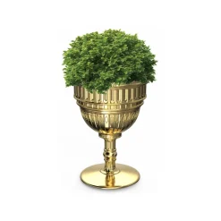 Qeeboo - Capitol Planter and Champagne Cooler Metal Finish - Gold - Planter by Studio Job - Furnishing - Home - Avvenice