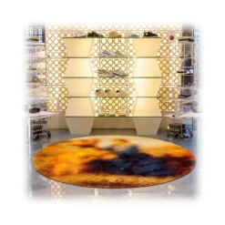 Qeeboo - Carpet Blur Round - Round - Carpet by Stefano Giovannoni - Furnishing - Home - Avvenice^ Furnishings