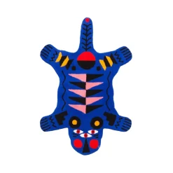 Qeeboo - Carpet Oggian Blue Panther L (Shaped) - Carpet by Marco Oggian - Furnishing - Home - Avvenice^ Furnishings
