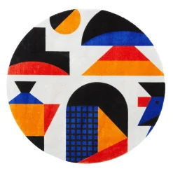 Qeeboo - Carpet Oggian Italian Vibes Round - Carpet by Marco Oggian - Furnishing - Home - Avvenice