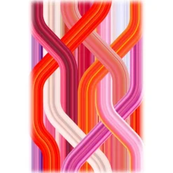 Qeeboo - Carpet Wave Red Rectangular - Rectangular - Carpet by Richard Hutten - Furnishing - Home - Avvenice