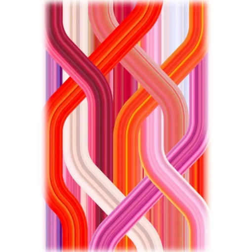 Qeeboo - Carpet Wave Red Rectangular - Rectangular - Carpet by Richard Hutten - Furnishing - Home - Avvenice