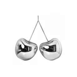 Qeeboo - Cherry Lamp Metal Finish - Silver - Lamp by Nika Zupanc - Lighting - Home - Avvenice