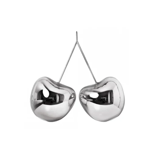 Qeeboo - Cherry Lamp Metal Finish - Silver - Lamp by Nika Zupanc - Lighting - Home - Avvenice